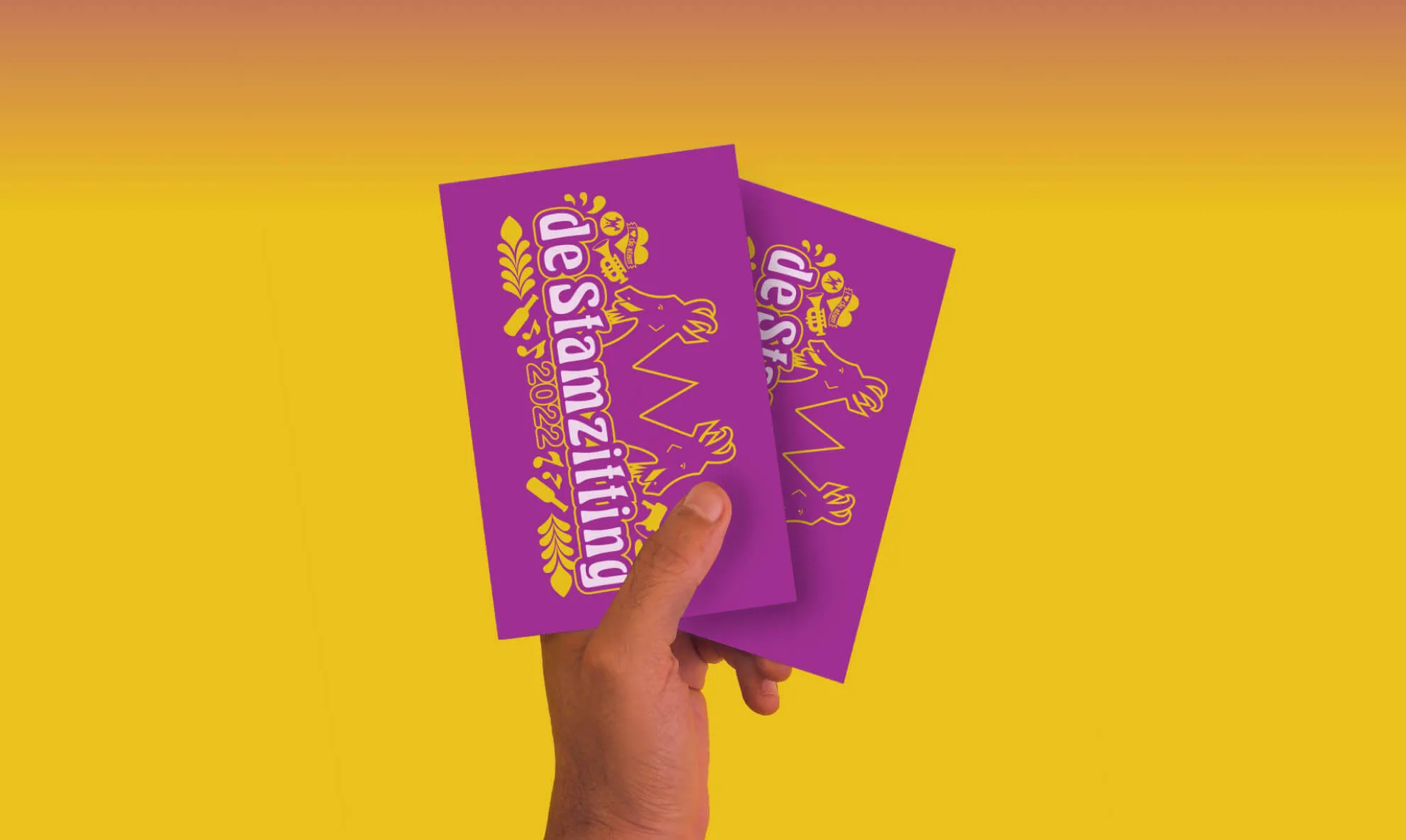 Stamzitting 2024 kaartjes in hand